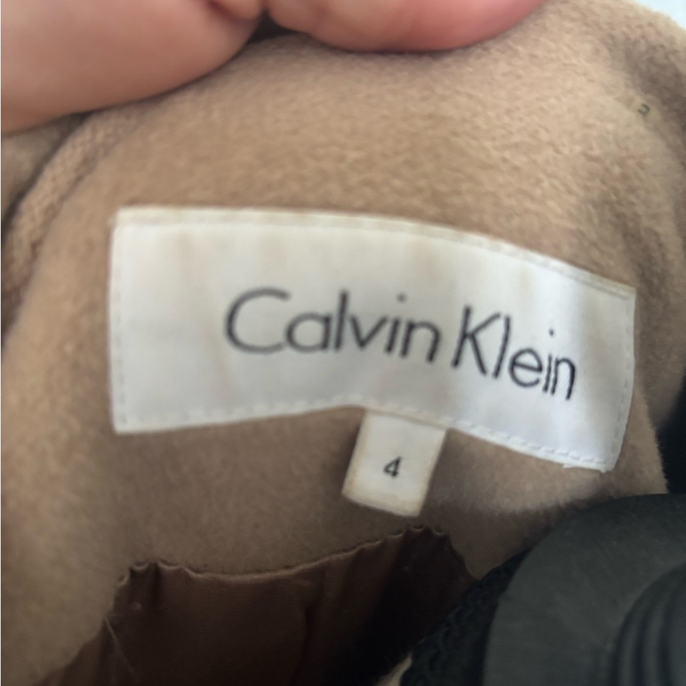 Calvin Klein Wool/Angora Short Coat - Picture 3 of 9